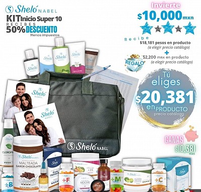 KIT SUPER 10 para Caballero