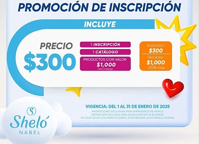 AFÍLIATE con $300 pesos y recibes $1,000 precio catálogo